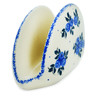 Polish Pottery Napkin Holder 5&quot; Blue Berry Special UNIKAT