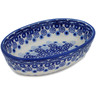 Polish Pottery Oval Baker 7&quot; UNIKAT