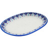 Polish Pottery Oval Platter 11&quot; The Floral Wish