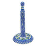 Polish Pottery Paper Towel Stand 13&quot; Bird Watching