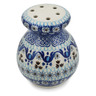 Polish Pottery Parmesan Shaker 4&quot; Blue Ice