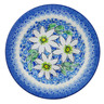 Polish Pottery Pasta Bowl 9&quot; Bloodroot Bliss UNIKAT