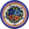 Polish Pottery Pasta Bowl 9&quot; Butterfly Splendor