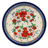 Polish Pottery Pasta Bowl 9&quot; Flower Heaven UNIKAT