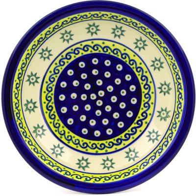 Polish Pottery Pasta Bowl 9&quot; Sun And Sea