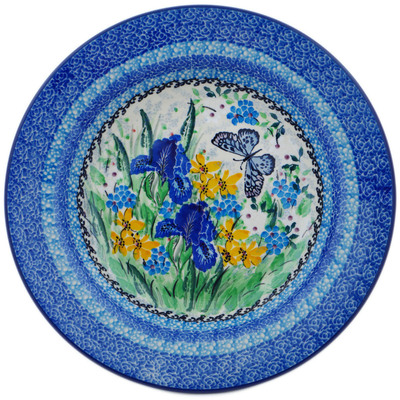 Polish Pottery Pasta Bowl 9&quot; Sweet Nectar UNIKAT