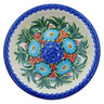 Polish Pottery Pasta Bowl 9&quot; UNIKAT