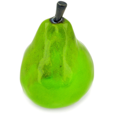 Ceramic Pear Figurine 5&quot; Green