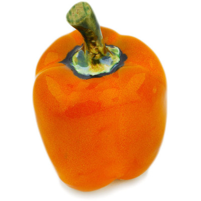 Ceramic Pepper Figurine 5&quot; Orange