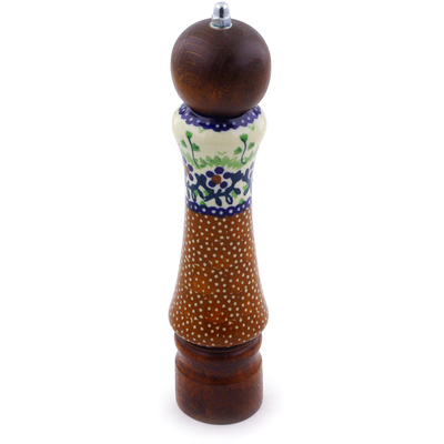 Polish Pottery Pepper Grinder 8&quot; Country Berries UNIKAT