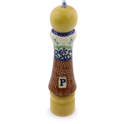 Polish Pottery Pepper Grinder 8&quot; Country Berries UNIKAT