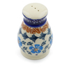 Polish Pottery Pepper Shaker 3&quot; Blue Cornflower