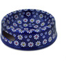 Polish Pottery Pet Bowl 8&quot; Daisy Jazz UNIKAT