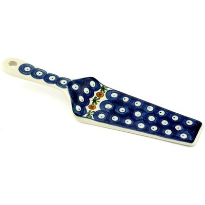 Polish Pottery Pie and Cake Server 10&quot; Mosquito