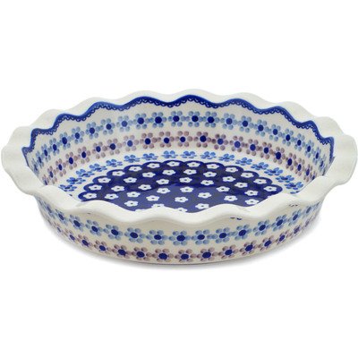 Polish Pottery Pie Dish 11&quot; Soul Fusion