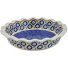 Polish Pottery Pie Dish 11&quot; Spring Yellow Posey