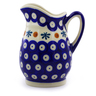 Polish Pottery Pitcher 12 oz Mosquito