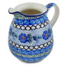 Polish Pottery Pitcher 3&frac12; cups Blue Delight UNIKAT