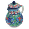 Polish Pottery Pitcher 34 oz Garden Trellis UNIKAT