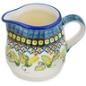 Polish Pottery Pitcher 40 oz Cucumber Patch