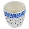 Polish Pottery Planter 6&quot; Cobalt Love