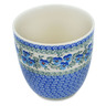 Polish Pottery Planter 6&quot; Sweet Blue Spring