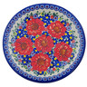 Polish Pottery Plate 10&quot; Bold Sights UNIKAT