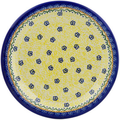 Polish Pottery Plate 10&quot; Bumble Fields