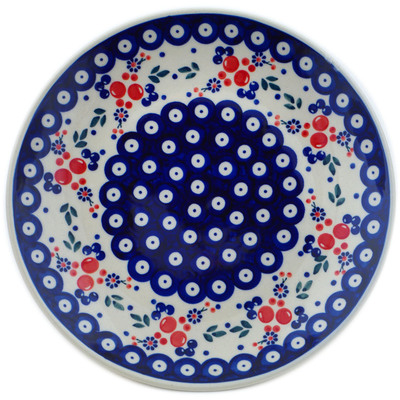 Polish Pottery Plate 10&quot; Burst Of Berries