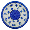 Polish Pottery Plate 10&quot; Lovely Blueberries