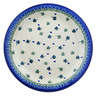 Polish Pottery Plate 10&quot; Lucky Clovers