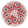 Polish Pottery Plate 10&quot; Red