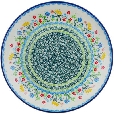 Polish Pottery Plate 10&quot; Spring Sights UNIKAT