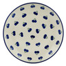 Polish Pottery Plate 10&quot; Wild Blueberry
