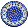 Polish Pottery Plate 11&quot; Autumn Evergreen