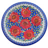 Polish Pottery Plate 11&quot; Bold Sights UNIKAT