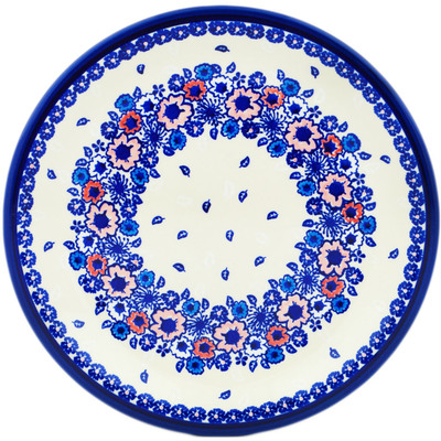 Polish Pottery Plate 11&quot; Winter&#039;s Thaw