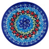 Polish Pottery Plate 4&quot; Cheerful Poppies