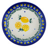 Polish Pottery Plate 4&quot; When Life Gives You Lemons