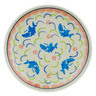 Polish Pottery Plate 6&quot; Baby Jaws