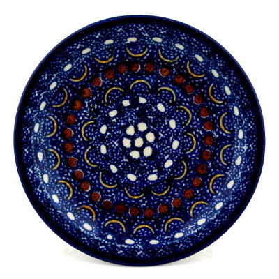Polish Pottery Plate 6&quot; Blue Horizons