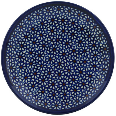 Polish Pottery Plate 6&quot; Dizzy Daisies