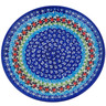 Polish Pottery Plate 7&quot; Cheerful Poppies