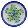 Polish Pottery Plate 7&quot; Heavenly Haven UNIKAT