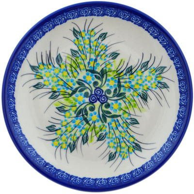 Polish Pottery Plate 7&quot; Heavenly Haven UNIKAT