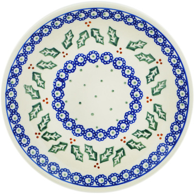 Polish Pottery Plate 7&quot; Holly Hop