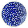 Polish Pottery Plate 7&quot; Lots O&#039; Dots UNIKAT