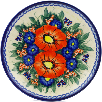 Polish Pottery Plate 7&quot; Spring Splendor UNIKAT