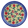 Polish Pottery Plate 7&quot; UNIKAT