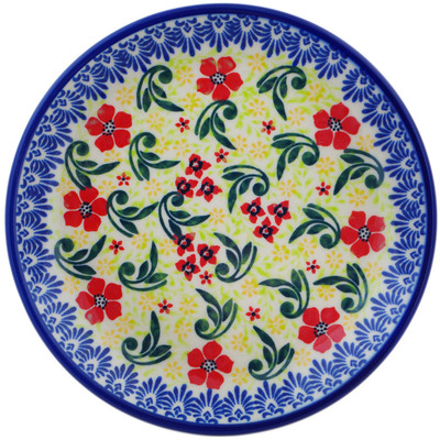 Polish Pottery Plate 7&quot; UNIKAT